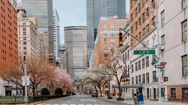 istock Empty streets of New York 1218684993