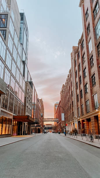 istock Empty streets of New York 1218685002