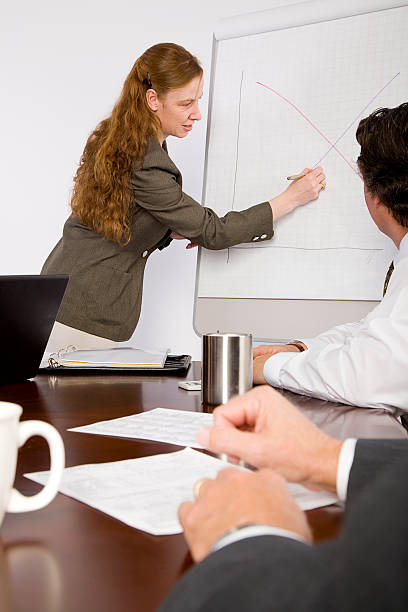 istock Businesswoman in a Meeting 121869507