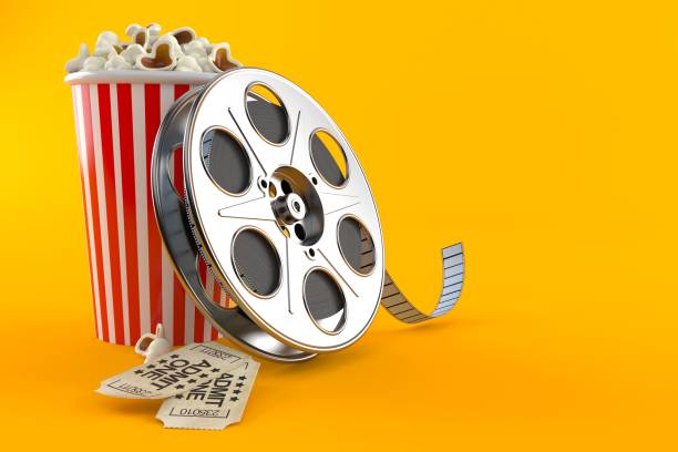 istock Film reel with popcorn 1218695319