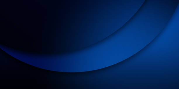 Wave liquid style lines with shadows and light on gradient background. Trendy simple fluid color gradient abstract background with dynamic straight shadow line effect