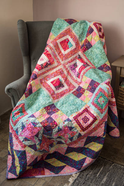 istock beautiful patchwork cover different shapes and colors 1218703781