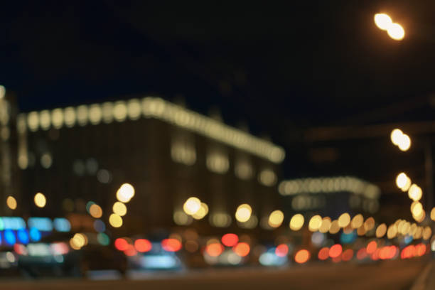 istock BLurred motion of the city in night 1218707635