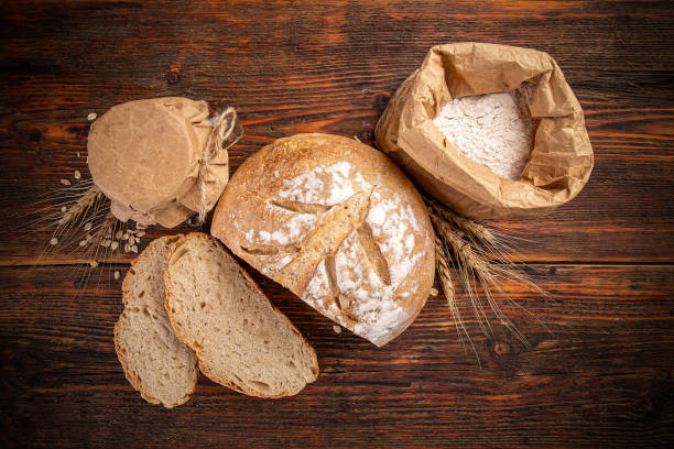 istock Homemade sourdough bread 1218709351