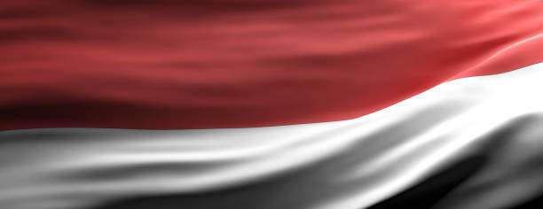 istock Monaco national flag waving texture background. 3d illustration 1218711599