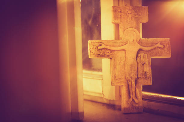 istock Holy cross, Religion, Window 1218712467