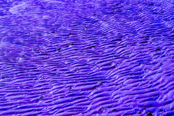 Natural abstract texture background. Dark sand stone background.purple.