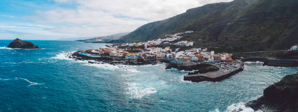 istock Panoramic View Of Sea And Mountains Against Sky 1218714937