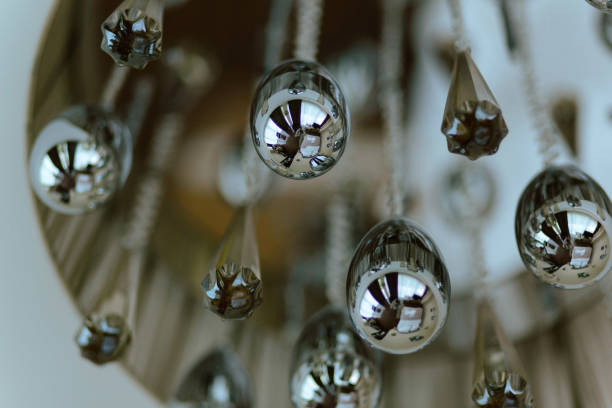 istock lamp with beautiful fittings on the ceiling 1218714974