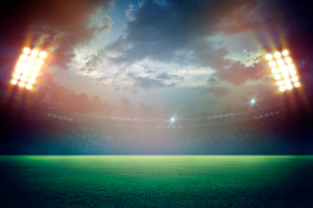 istock lights at night and stadium 3d render 1218719841
