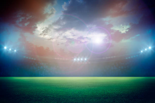istock lights at night and stadium 3d render 1218719842