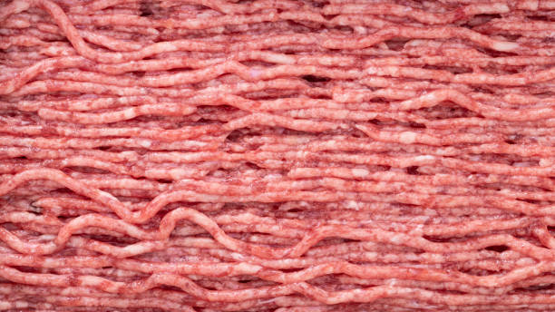 istock texture of raw minced meat. Pattern of minced meat 1218722361