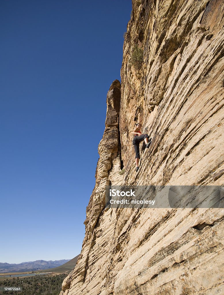 Arrampicata su roccia - Foto stock royalty-free di Adulto