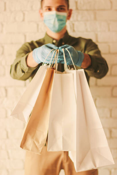 istock Safe delivery from shop to home during COVID-19 outbreak 1218726505