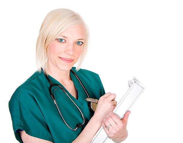 Pretty Blond Medical Worker