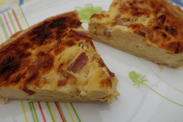 istock Quiche lorraine  French cooking 1218733353