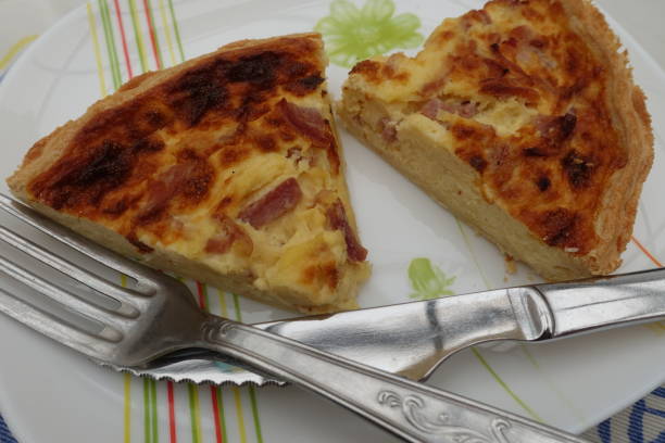 istock Quiche lorraine  French cooking 1218733365