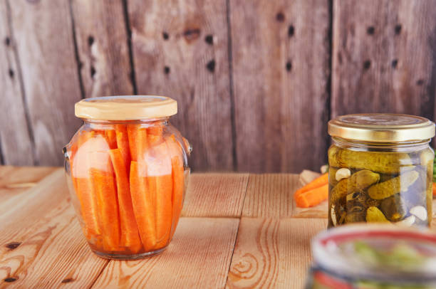istock Fermented preserved vegetarian food concept 1218734117