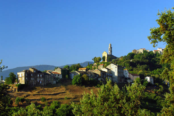 istock Costa verde village in Upper Corsica 1218736594