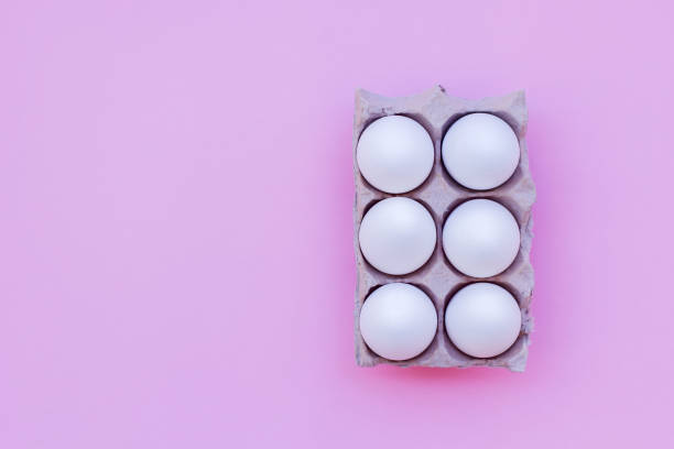 istock Set of eggs on the background 1218737518