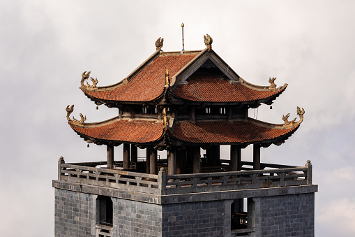 The Temple on the Fansipan at Sapa in Vietnam