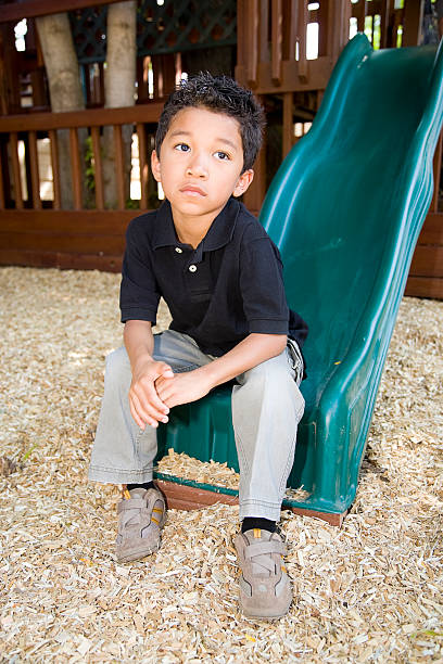 istock Preschool Boy on a Playground 121874088