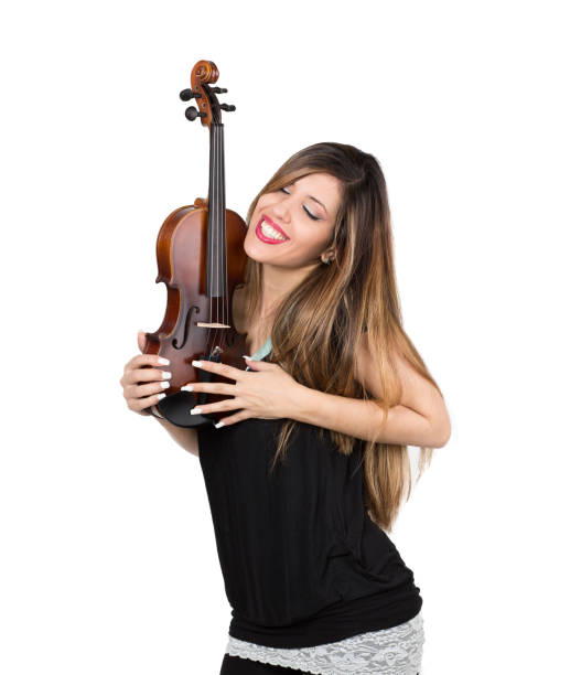 istock woman in love with her violin 1218741241