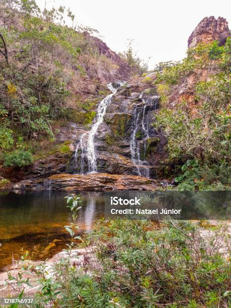 Sossego Waterfall In Serra Do Cipo Minas Gerais Brazil Stock Photo - Download Image Now