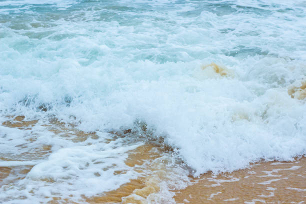 istock sea foam, beautiful blue sea, water element 1218750040