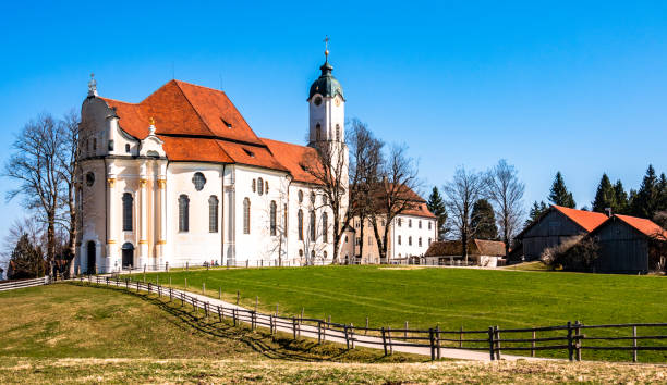 istock famous wieskirche near schwangau - bavaria 1218751299