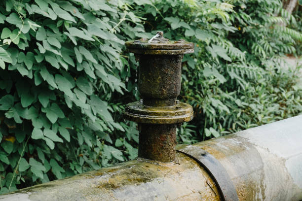 istock Damaged or Leaking Water Pipes 1218759557