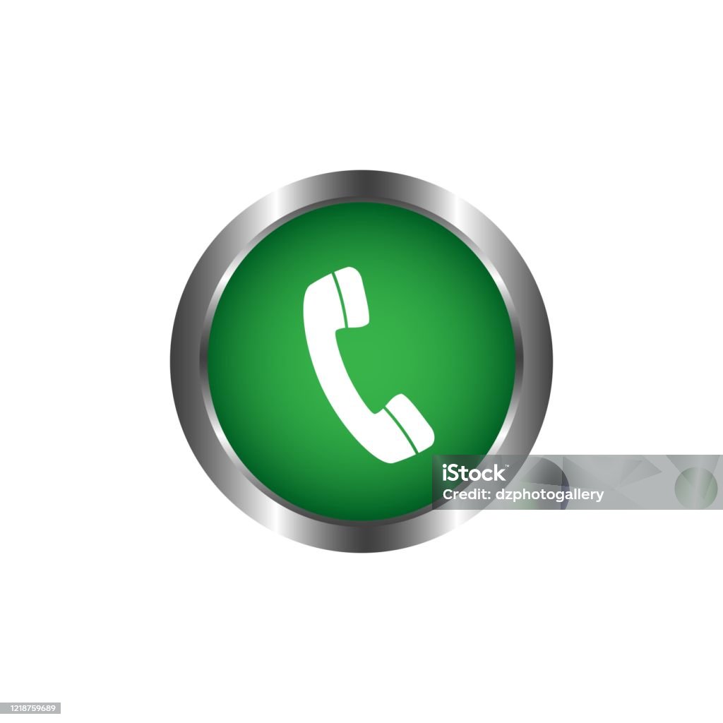 Phone Sign Vector Phone Sign Vector Design Isolated On White Background Stock ...