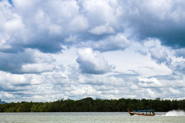 Sea landscapes. Andaman Sea. Rocky islands.