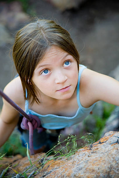 istock Rock Climbing Girl 121876135