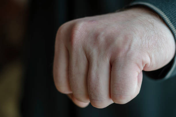 istock Male fist close-up 1218762469