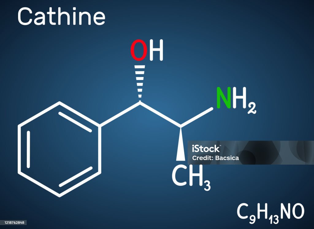 Cathine Cathine Norpseudoephedrine Molécule C9h13no Cest Un Médicament ...