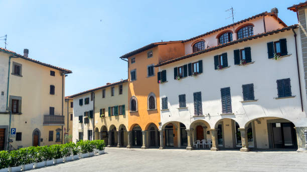 istock Main square of Reggello, Florence 1218764516