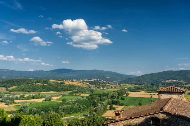 istock Landscape from Poppi, Tuscany 1218764608