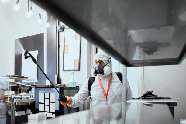 istock A disinfector in a protective suit sprays disinfectants 1218764737