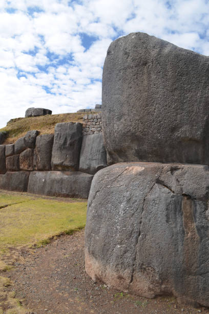 istock Inca stone walls at the Sacsayhuaman archaeological site, Cusco (Cuzco), Peru 1218764998