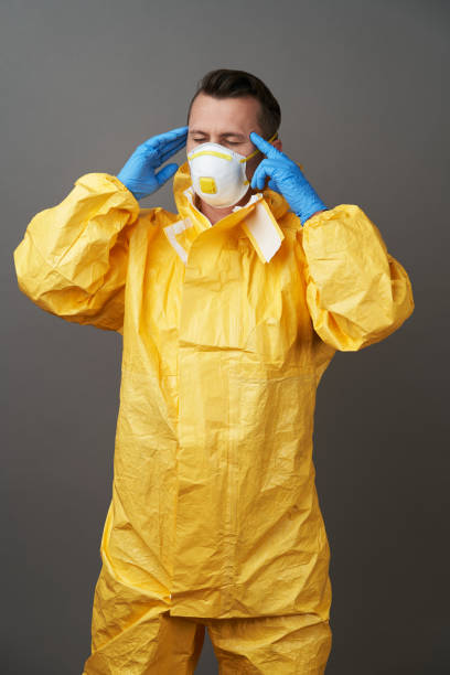 istock Coronavirus protection suit. Doctor in protective suit 1218765886