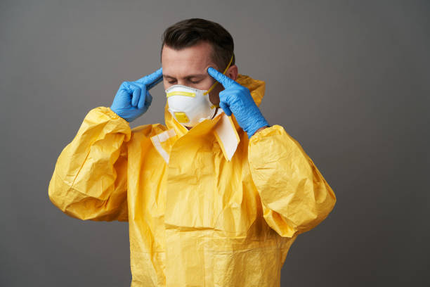 istock Coronavirus protection suit. Doctor in protective suit 1218765912