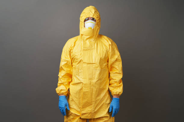 istock Coronavirus protection suit. Doctor in protective suit 1218765987