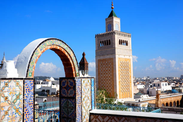 istock View of famous Mosque in Tunis, Tunisia 1218767651