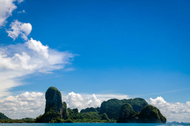 Sea landscape. Andaman Sea. Rocky islands. Thailand