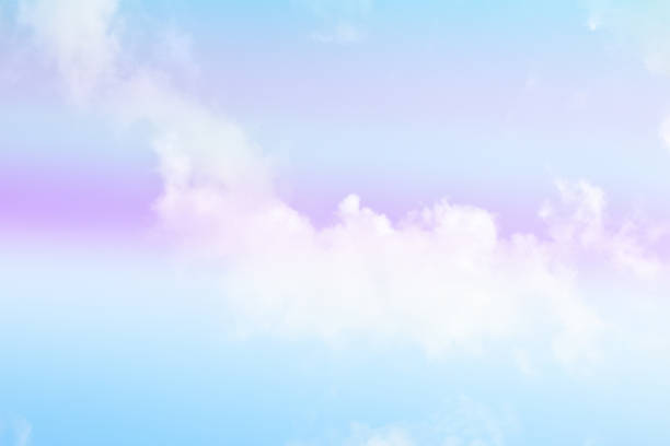 istock Blue sky white cloud white background. Beautiful sky and clouds in the afternoon. 1218774079