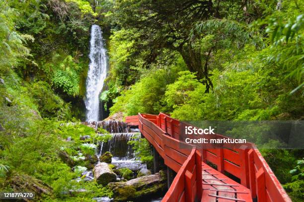 Termas Geometricas A Series Of Natural Hot Springs Near The Village Of Panguipulli In The Chilean Lake District Stock Photo - Download Image Now