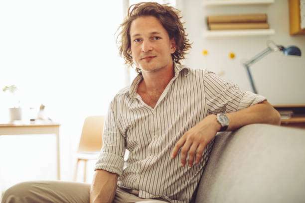 istock Portrait of a young man 1218775298