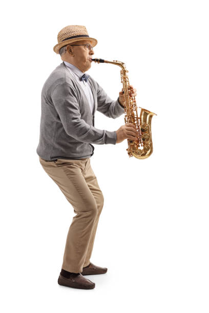 istock Senior male saxophone player 1218775616