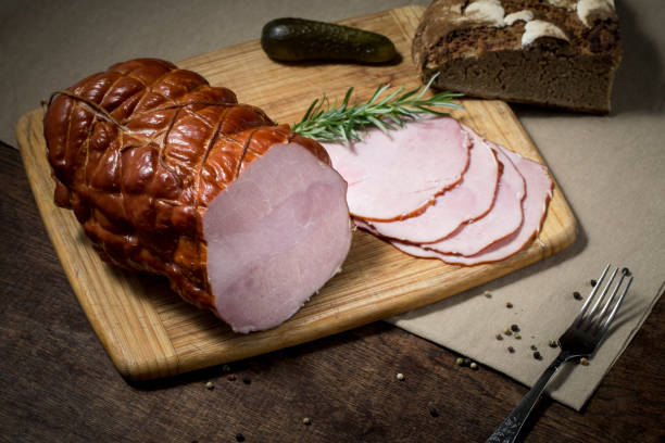 Traditional ham. stock photo